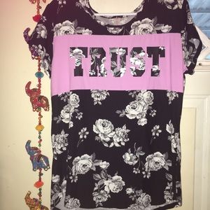 No Boundaries floral shirt